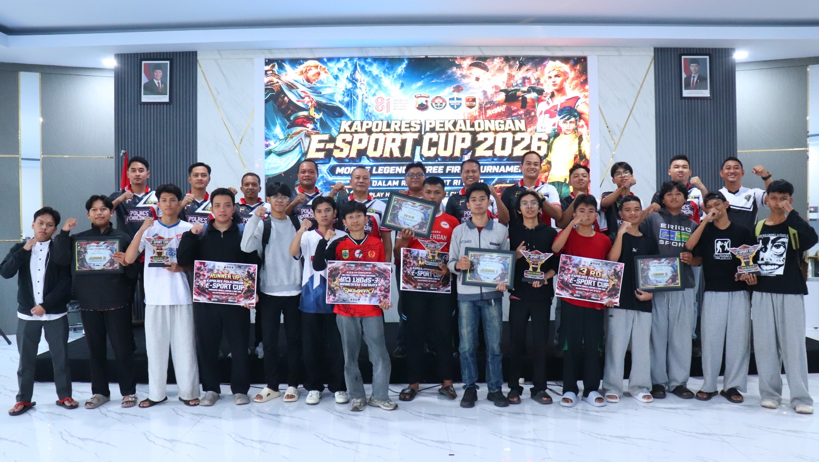 Turnamen E-Sport Kapolres Cup 2026 Berakhir, Klub Sastra dan Her We Go Raih Juara
