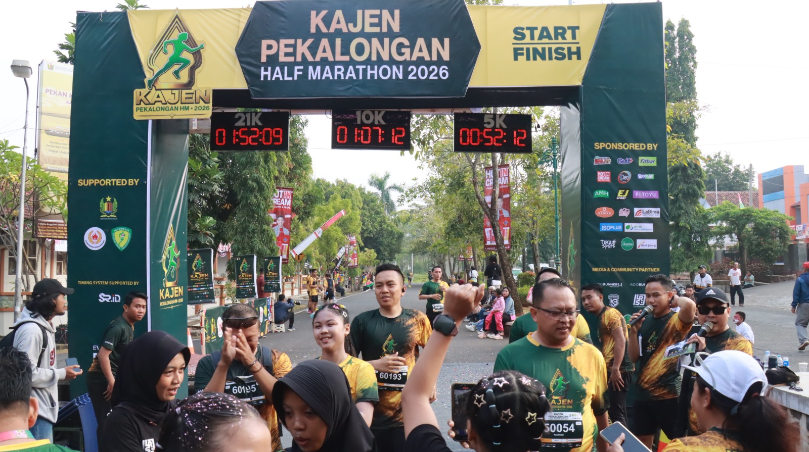 Kapolres Ikut Ramaikan Kajen Pekalongan Half Marathon, Semarak HUT RI dan Hari Jadi Kabupaten Pekalongan